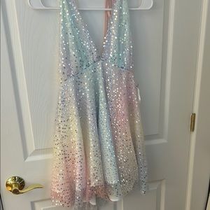 Sequin Pastel Dress